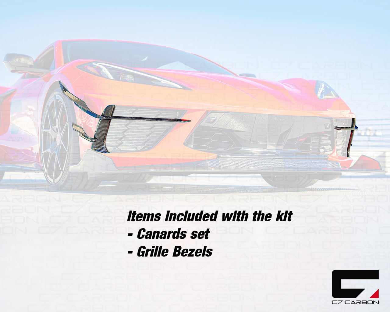 Corvette C8 Stingray Champion Front Canards