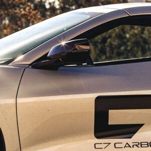 Corvette C8 Mirror Caps - Carbon Fiber