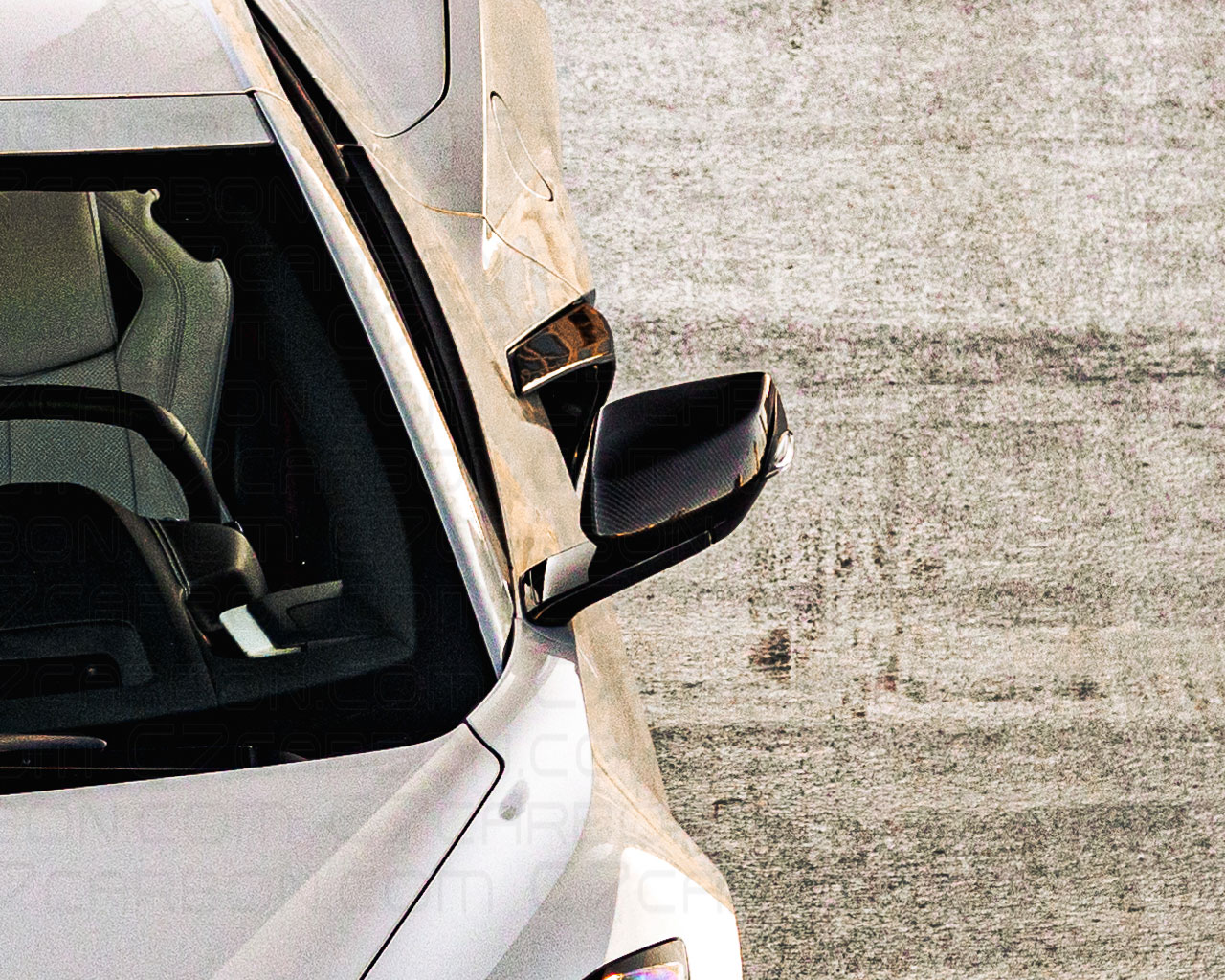 Corvette C8 Mirror Caps - Carbon Fiber