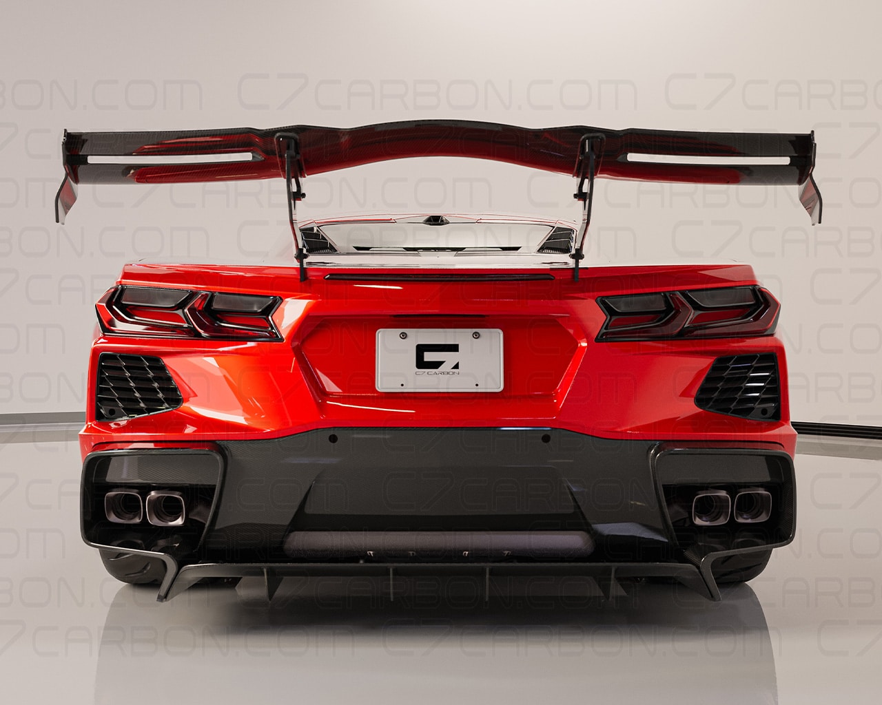 Corvette C8 | Legacy Chassis Mounted Rear Wing