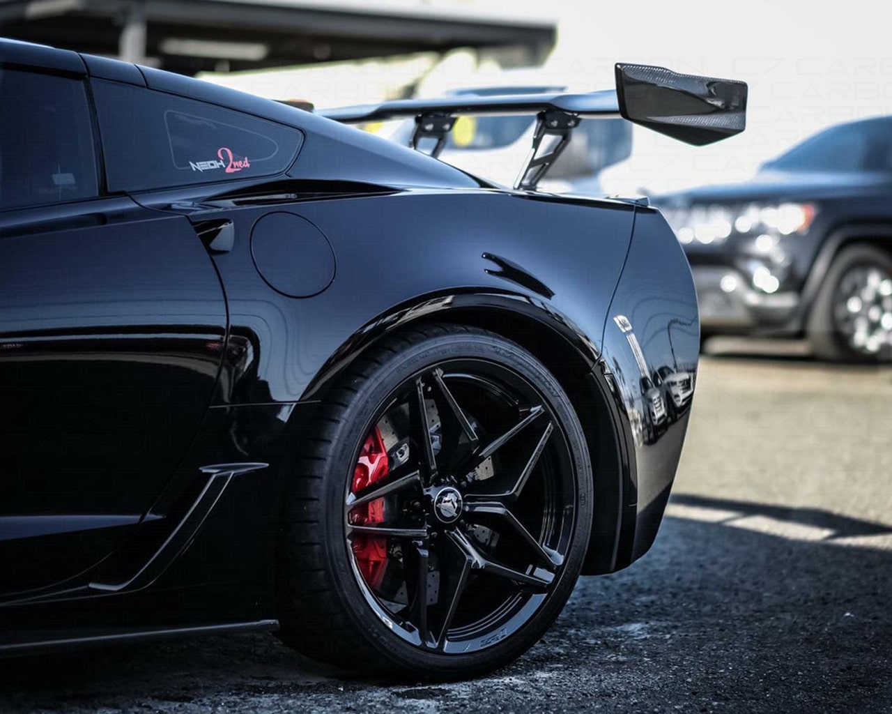 Corvette C7 Z06 / GS | ZR1 ZTK Rear Wing - Image 6