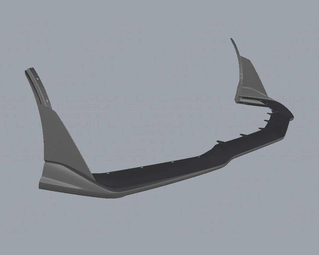 Corvette C7 ZR1 ZTK Replacement Front Splitter - Image 2