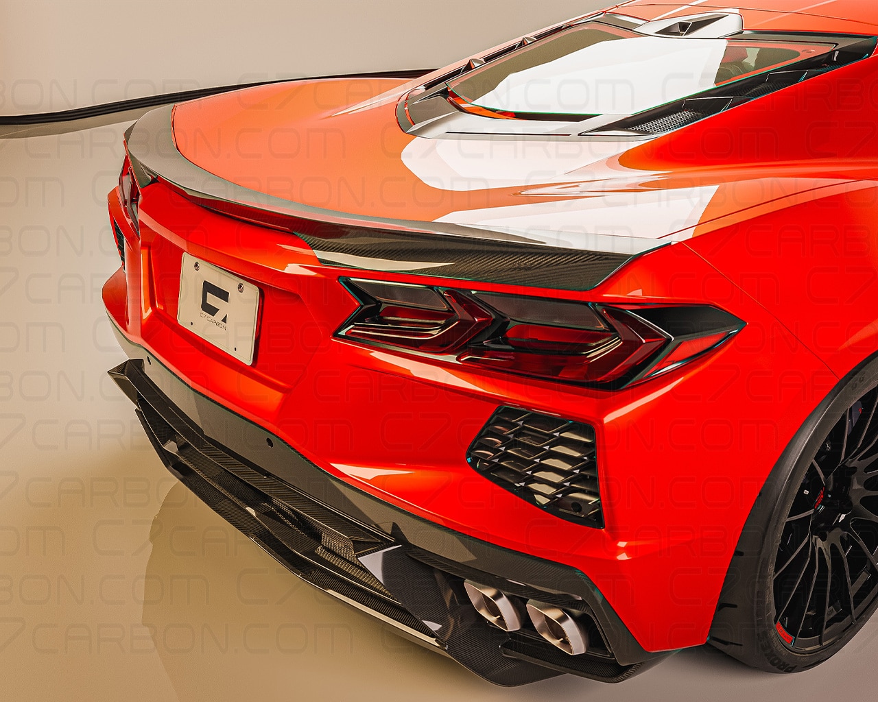 Corvette C8 | Low Profile Rear Spoiler