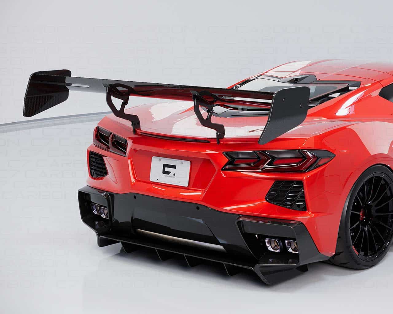 Corvette C8 | Daytona Chassis Mounted Spoiler - Image 4