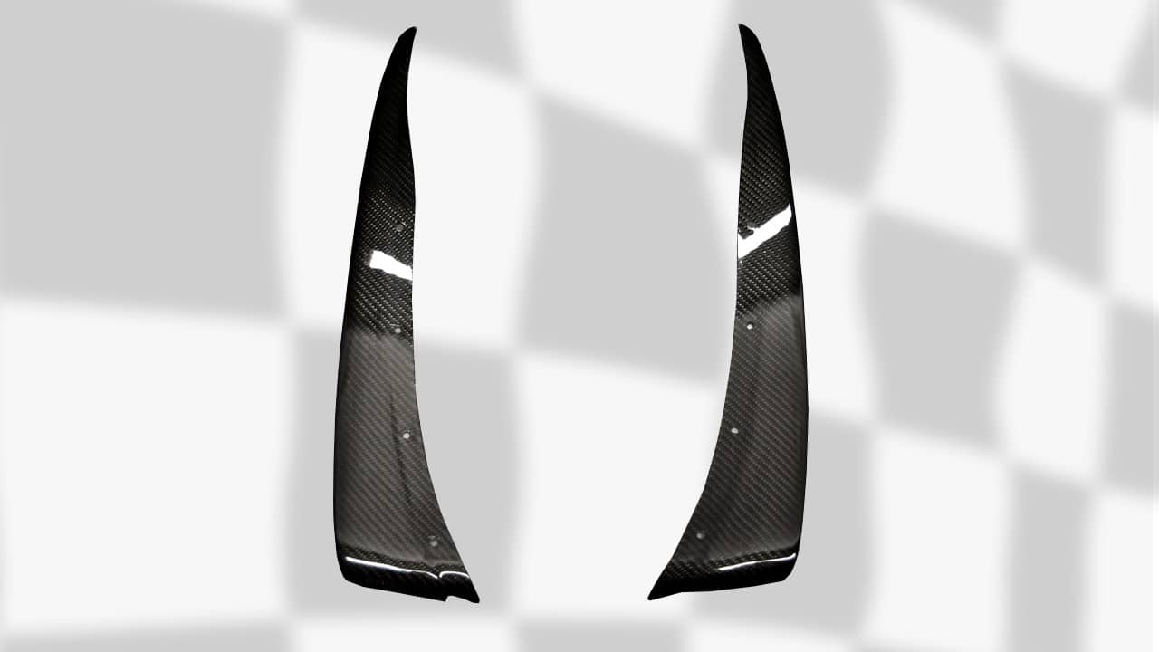 Corvette C6 | Base C6 | Front Fender - Rear Section Mudflaps