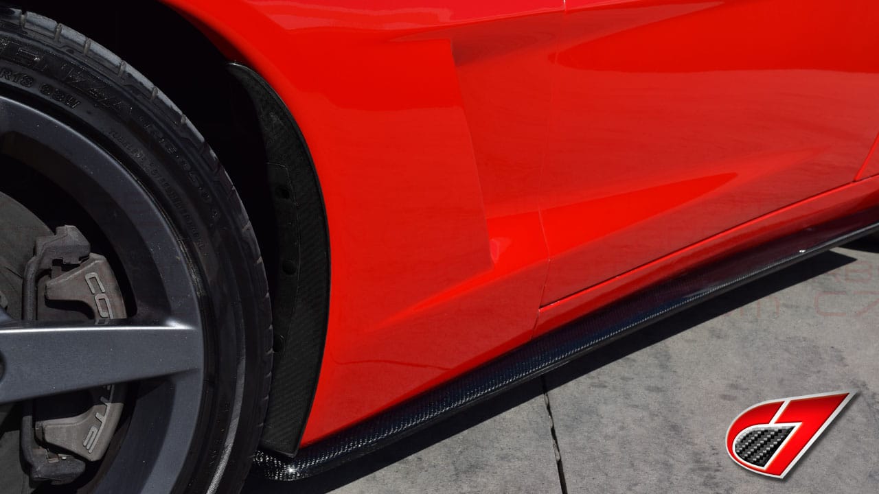 Corvette C6 | Base C6 | Front Fender - Rear Section Mudflaps - Image 4
