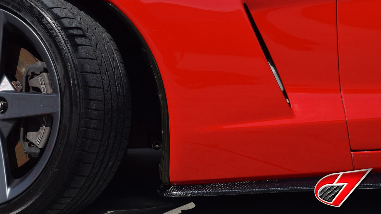 Corvette C6 | Base C6 | Front Fender - Rear Section Mudflaps - Image 6