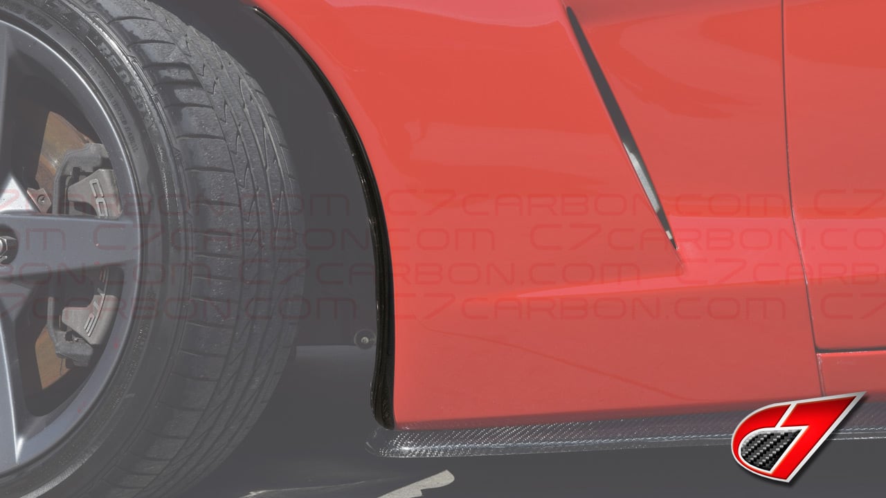 Corvette C6 | Base C6 | Front Fender - Rear Section Mudflaps - Image 7