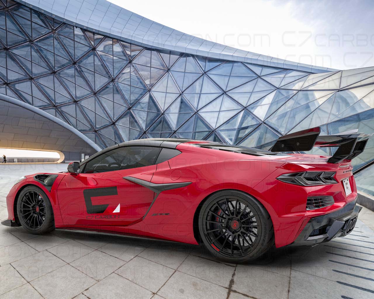 Side Skirts | C8 Z06 E-Ray | Extended Version Carbon Fiber - Image 3