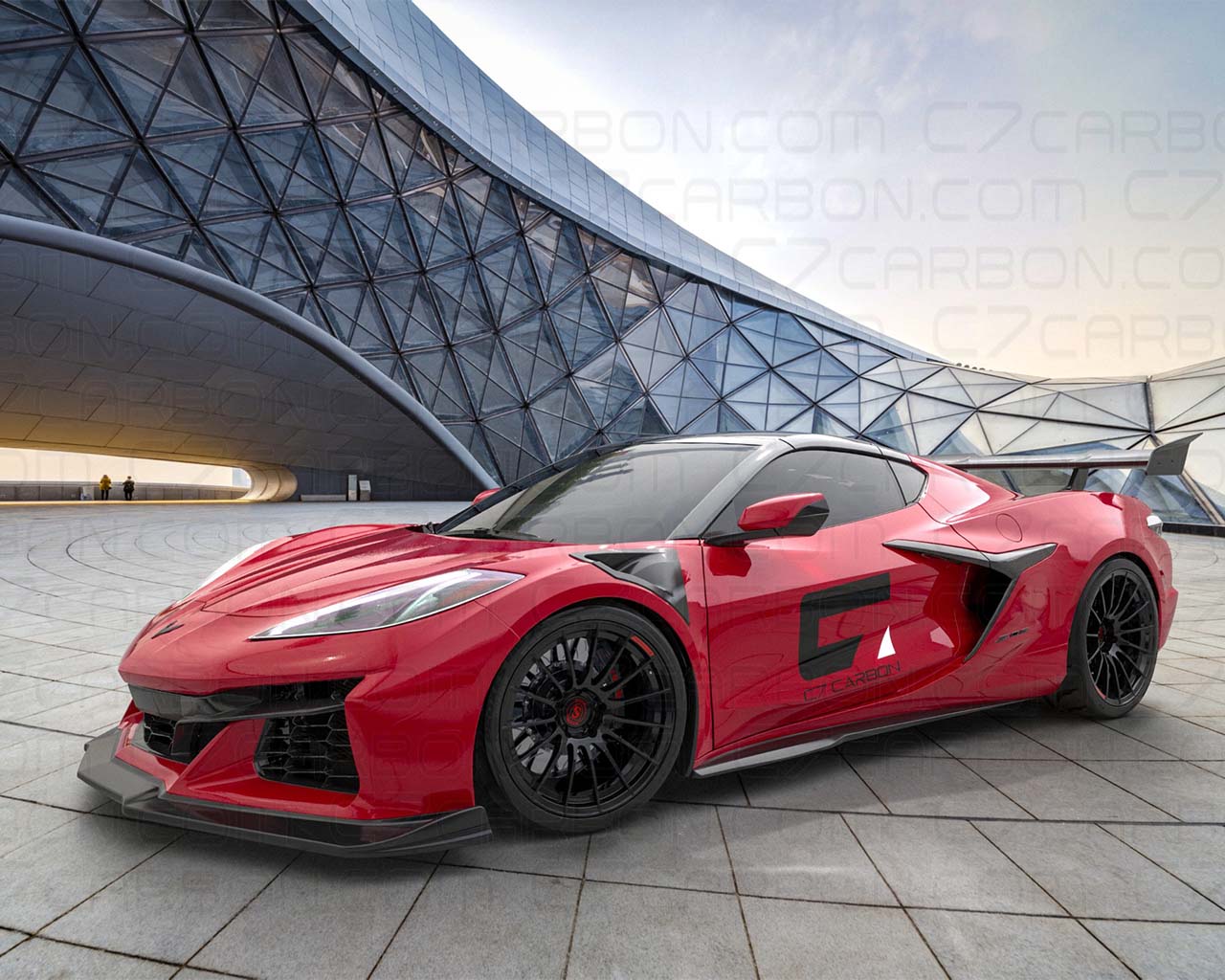 Side Skirts | C8 Z06 E-Ray | Extended Version Carbon Fiber - Image 4