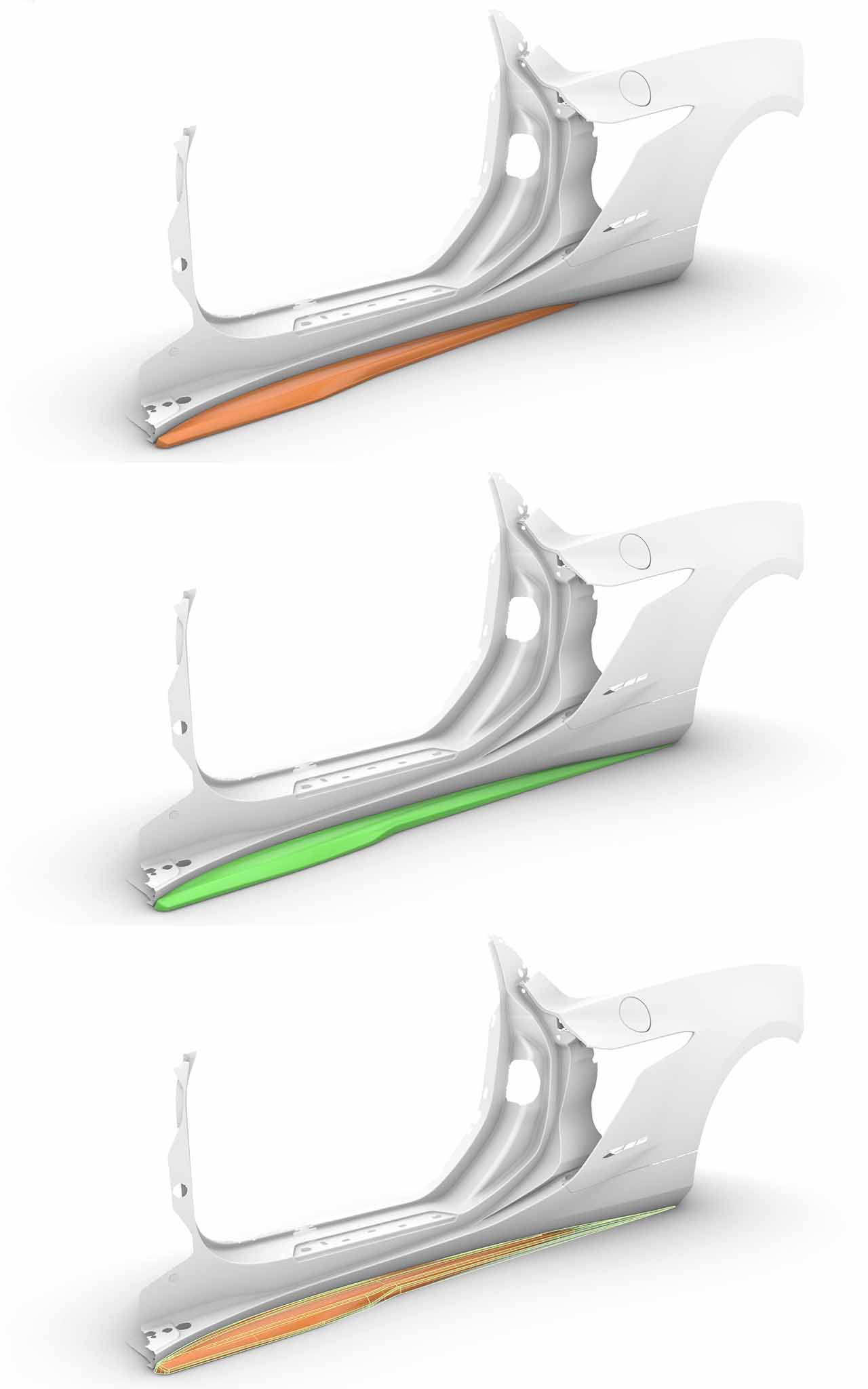 Side Skirts | C8 Z06 E-Ray | Extended Version Carbon Fiber - Image 5